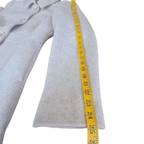 J.Crew Wool-blend Lady Coat / Jacket AT107  Heather Dusk Grey Size 12 - Picture 12 of 16
